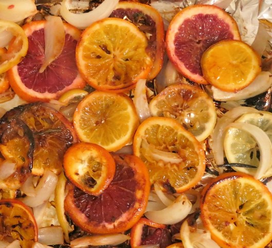 Roasted Citrus Slices with Onions
