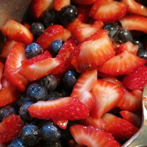 Strawberries and Blueberries