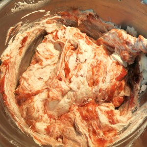 Mascarpone, Whipped Cream and Rhubarb Sauce