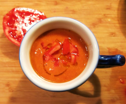 Tomato, Fennel and Corn Soup