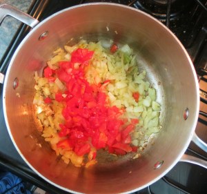 Onions, Fennel and Tomatoes Sauté