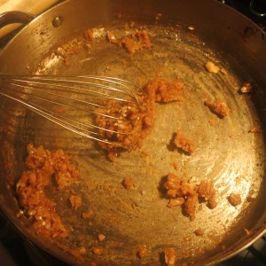 Making Chicken Gravy - Roux