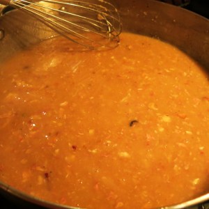 Making Chicken Gravy - Roux + Pan Drippings and Broth