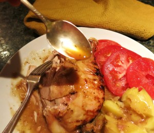 Honey-Lime Drizzle for Cuban-Style Roast Chicken