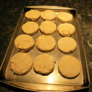 Biscuits Ready for the Oven