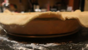 Rolled Out Pie Pastry in Pie Plate