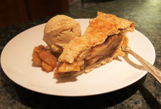 Apple Pie with Maple-Bourbon Ice Cream