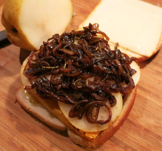 Grilled Butternut Squash & Pear Grilled Cheese Sandwich