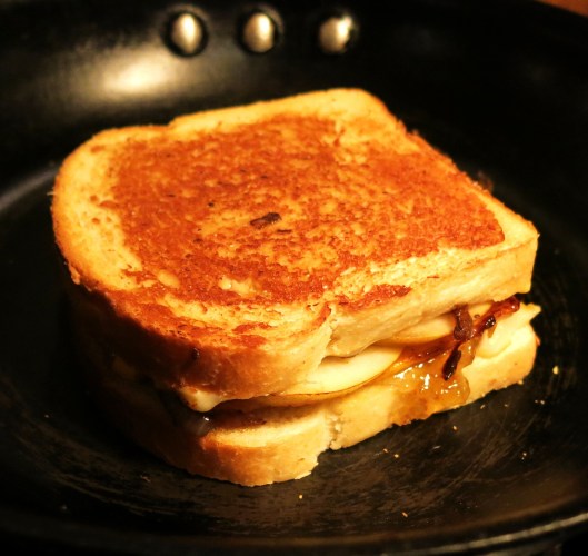 Grilled Butternut Squash & Pear Grilled Cheese Sandwich