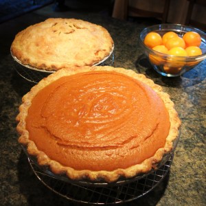 Spicy Pumpkin Pie & Spicy Caramel-Apple Pie
