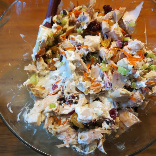 Winter Wonderland Chicken Salad with Mayonnaise and Greek-Style Yogurt
