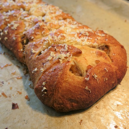 Roasted Butternut, Brie and Caramelized Onions en Croute