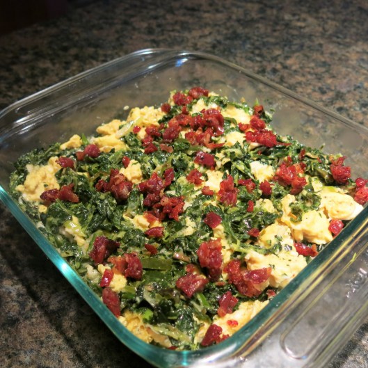 Green-with-Envy Eggs and "Ham"