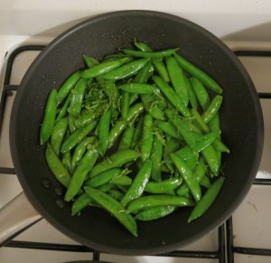Sugar Snap Peas with Mint