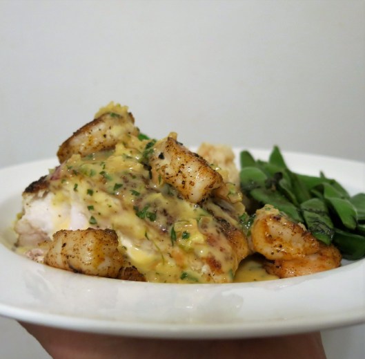 Pan-Fried Red Snapper with Citrus-Cilantro Beurre Blanc