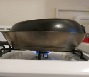 Improvised Dutch Oven for Braising 