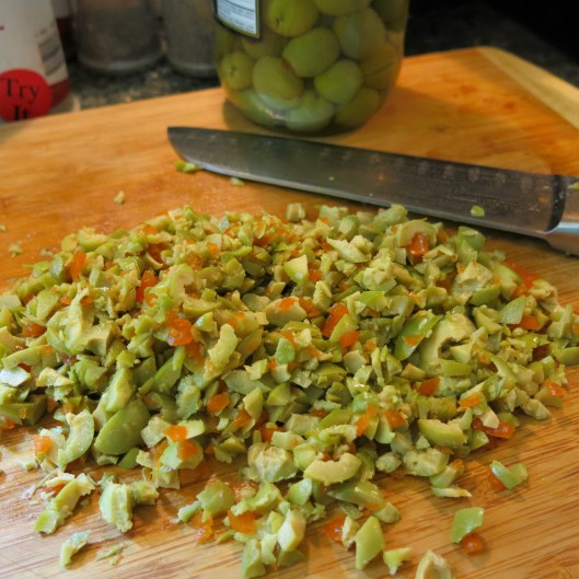 Hand-Chopped Green Olives