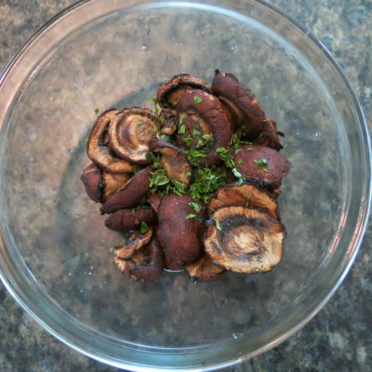Roasted Mushrooms with Fresh Thyme Leaves