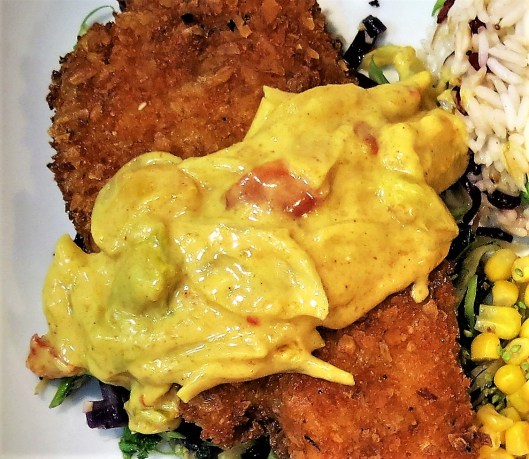 Curry Sauce for Plantain Chip-Crusted Fish