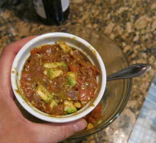 Tuna, Salmon and Avocado Tartare