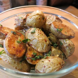 Sichuan Roasted Potatoes with Spice and Cilantro