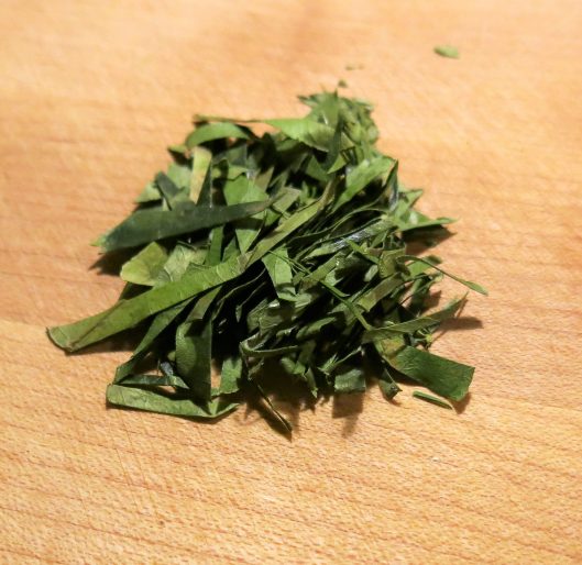 Frozen Kaffir Lime Leaves, Julienned