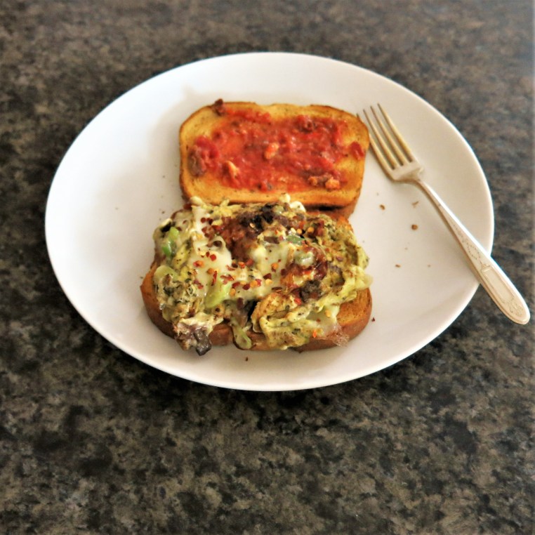 Pizza Breakfast Sandwich