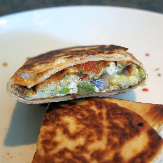 Pizza Breakfast Burrito