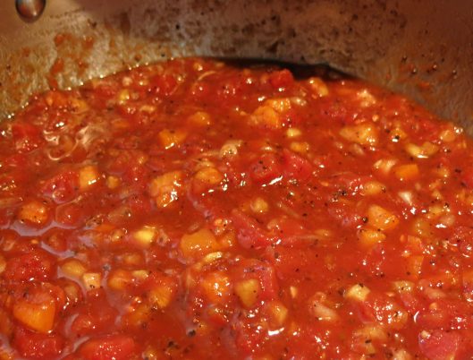 Tomato Jam with Pineapple and Apricots