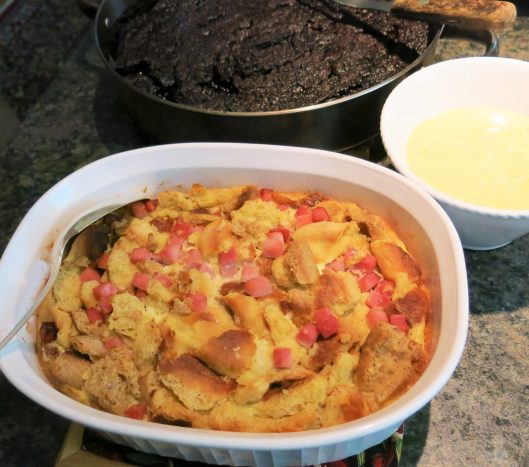 Eggs Benedict Casserole with Hollandaise Sauce