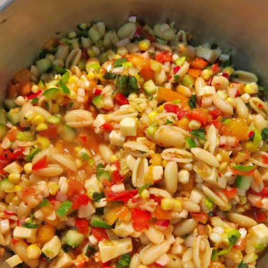 Summer Gazpacho Pasta Salad
