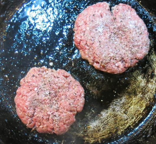 Salisbury Steak with Mushroom, Onion and Caper Sauce