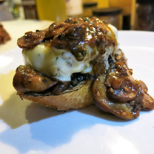 Salisbury Steak with Mushroom, Onion and Caper Sauce