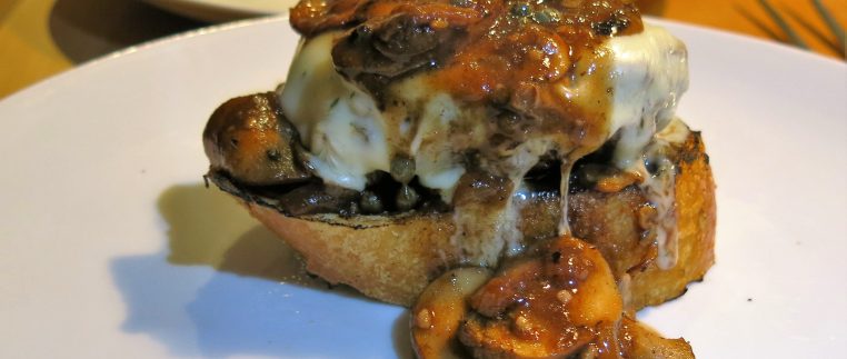 Salisbury Steak with Mushroom, Onion and Caper Sauce