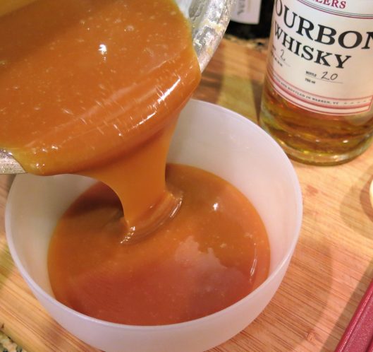 Caramel Apple Sauce with Bourbon