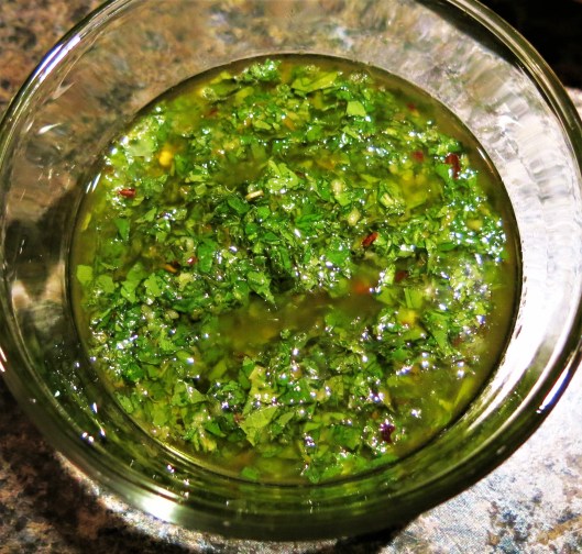 Parsley-Cilantro-Orange Chimichurri
