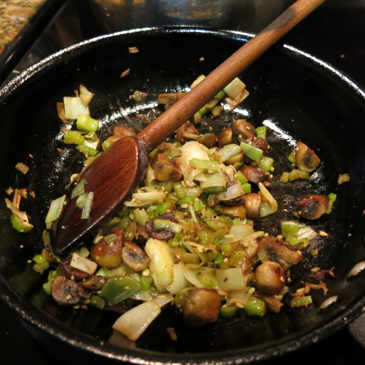 Sautéd Vegetables for Apple-Cranberry Cornbread Dressing