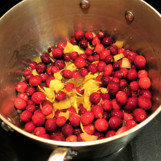 Mango, Pineapple and Orange Cranberry Sauce