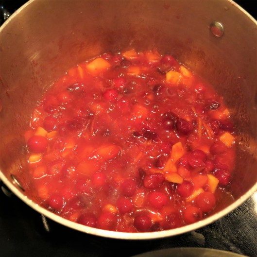 Mango, Pineapple and Orange Cranberry Sauce