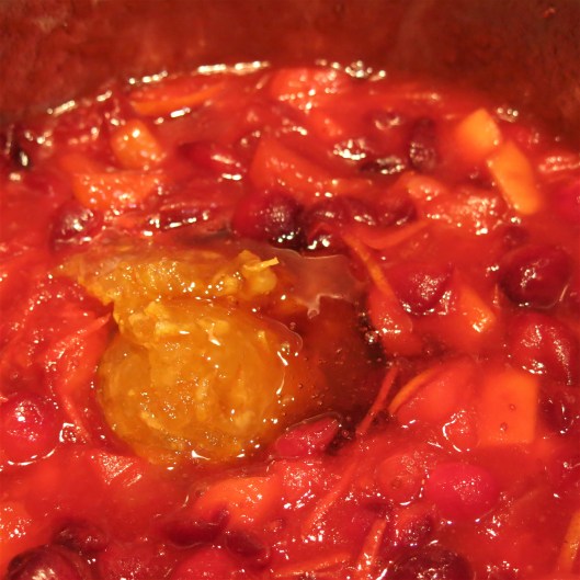 Mango, Pineapple and Orange Cranberry Sauce