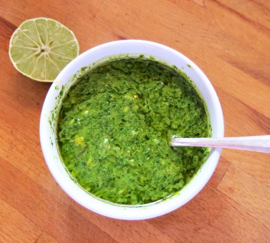 Parsley-Cilantro-Orange Chimichurri