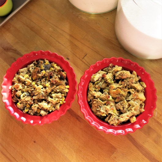 Turkey Pot Pie with Stuffing Crust