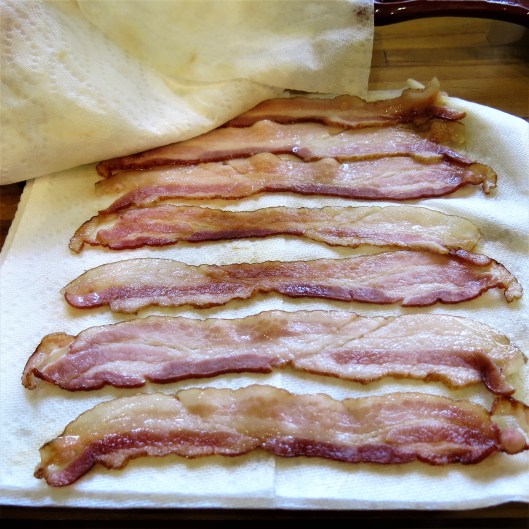 Partially Cooked Bacon