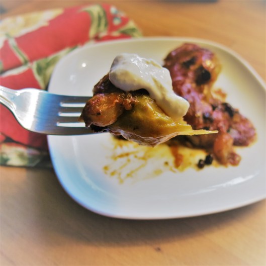 Corned Beef-Potato Cabbage Rolls with Cider-Tomato Sauce