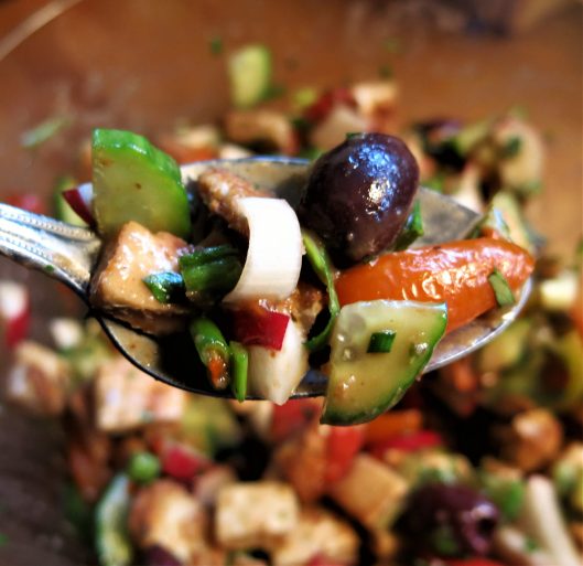 Fattoush-Panzanella Salad