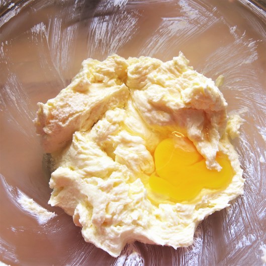 Butter and Sugar Beaten with Eggs for Cakes