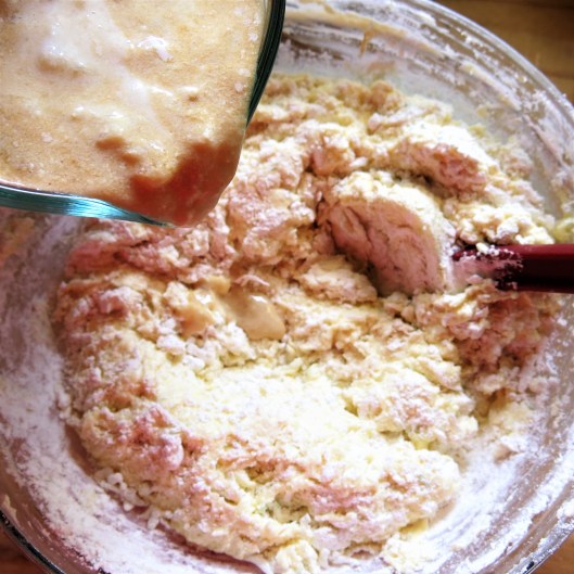 Batter for Banana-Coconut Cake with Rum