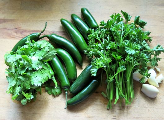 Schug (Yemeni Hot Sauce) Ingredients