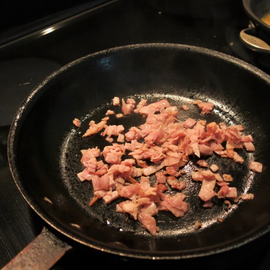 Ham Bits for Hangover Eggs