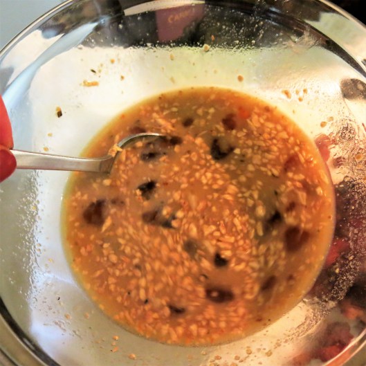 Slurry with Pan Juices for Mushroom-Bacon-Marsala Gravy for Pork (or Beef)